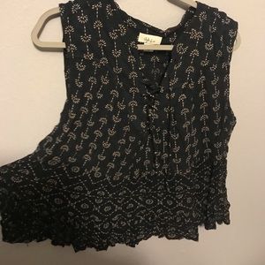Black dress tank top